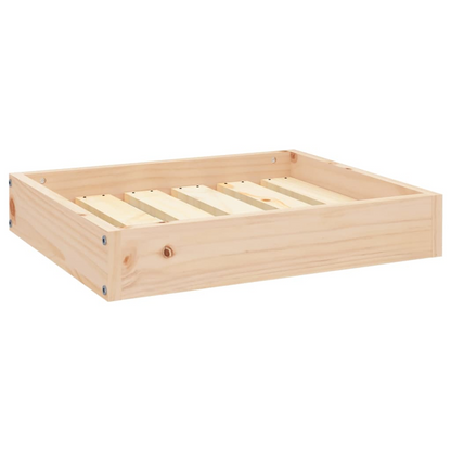 vidaXL Dog Bed 20.3"x17.3"x3.5" Solid Wood Pine